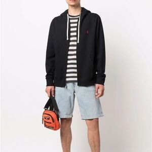 Ralph Lauren Black Zip-Up Hoodie